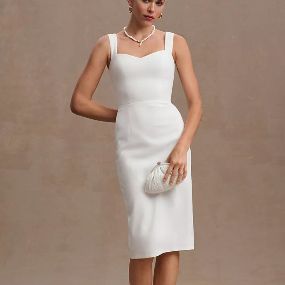 Dress The Population Nicole Sweetheart Midi Dress (M)